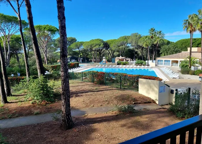 Studio 4P Vue Piscine St Raphael Valescure - Au Coeur Des Golfs